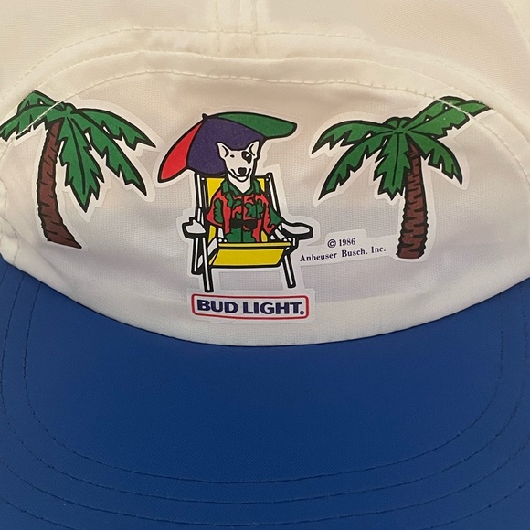 Rare Budweiser Bud Light Vintage 1986 Hat Unworn - Picture 2 of 9